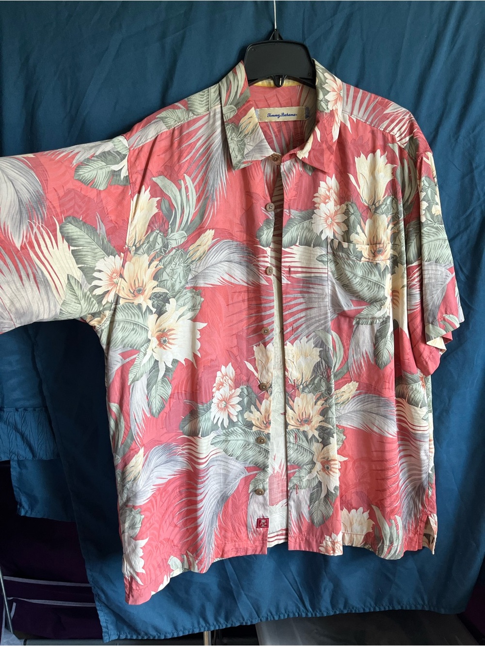 Tommy Bahama Coral Floral Short-Sleeve Button-Down Shirt